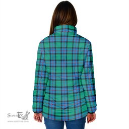 Scottish Flower Of Scotland Clan Tartan Padded Jacket - Tartan Plaid Jacket Scotstee Shop - Tartan Plaid - scotstee.com