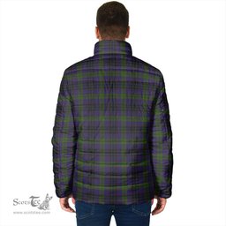 Scottish Lumsden Hunting Clan Tartan Padded Jacket - Tartan Plaid Jacket Scotstee Shop - Tartan Plaid - scotstee.com
