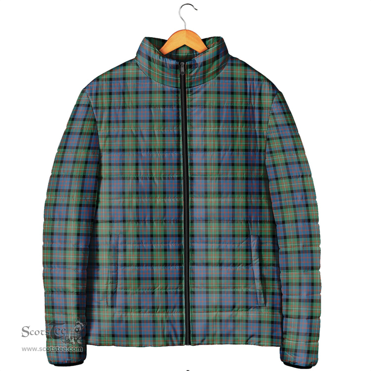 Scottish MacDonell of Glengarry Ancient Clan Tartan Padded Jacket - Tartan Plaid Jacket Scotstee Shop - Tartan Plaid - scotstee.com