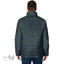 Scottish Gow Hunting Clan Tartan Padded Jacket - Tartan Plaid Jacket Scotstee Shop - Tartan Plaid - scotstee.com