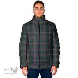 Scottish Kilkenny County Ireland Clan Tartan Padded Jacket - Tartan Plaid Jacket Scotstee Shop - Tartan Plaid - scotstee.com