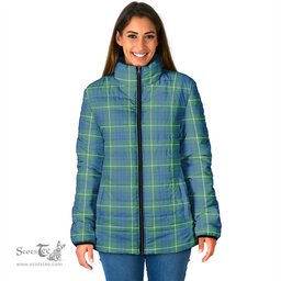 Scottish Hamilton Hunting Ancient Clan Tartan Padded Jacket - Tartan Plaid Jacket Scotstee Shop - Tartan Plaid - scotstee.com
