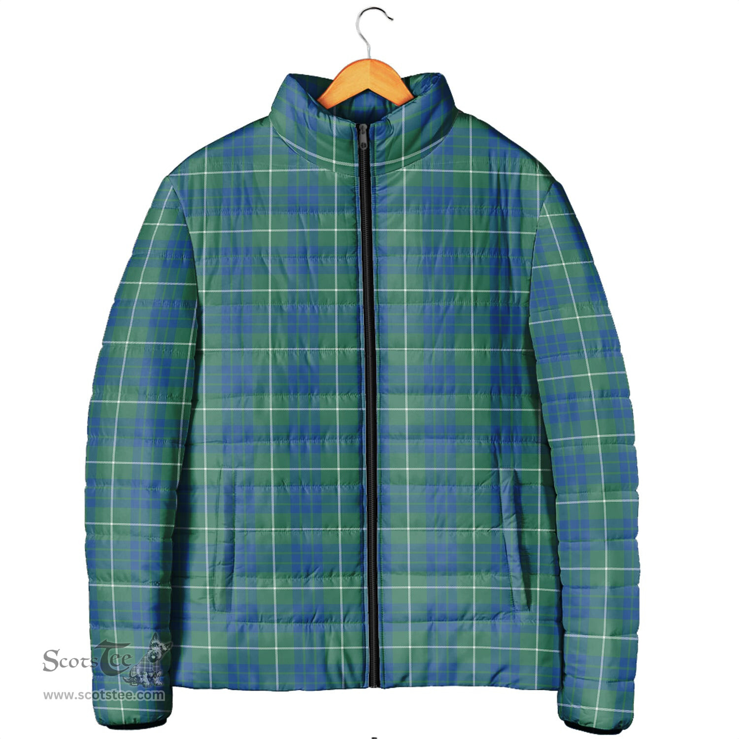 Scottish Hamilton Hunting Ancient Clan Tartan Padded Jacket - Tartan Plaid Jacket Scotstee Shop - Tartan Plaid - scotstee.com