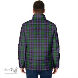 Scottish Hunter of Peebleshire Clan Tartan Padded Jacket - Tartan Plaid Jacket Scotstee Shop - Tartan Plaid - scotstee.com