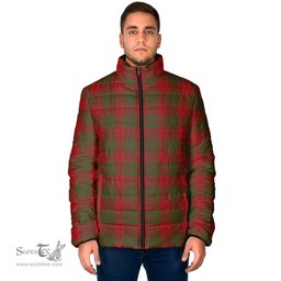 Scottish MacAlister of Glenbarr Clan Tartan Padded Jacket - Tartan Plaid Jacket Scotstee Shop - Tartan Plaid - scotstee.com