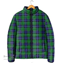 Scottish Graham of Menteith Modern Clan Tartan Padded Jacket - Tartan Plaid Jacket Scotstee Shop - Tartan Plaid - scotstee.com