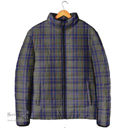 Scottish Kildare County Ireland Clan Tartan Padded Jacket - Tartan Plaid Jacket Scotstee Shop - Tartan Plaid - scotstee.com