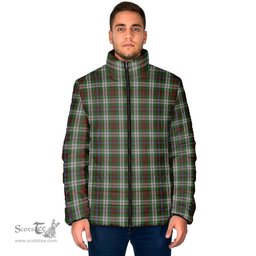 Scottish Fraser Hunting Dress Clan Tartan Padded Jacket - Tartan Plaid Jacket Scotstee Shop - Tartan Plaid - scotstee.com