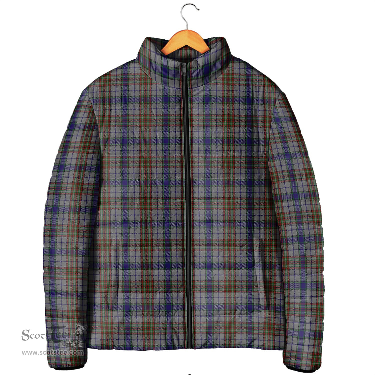 Scottish Gayre Hunting Clan Tartan Padded Jacket - Tartan Plaid Jacket Scotstee Shop - Tartan Plaid - scotstee.com