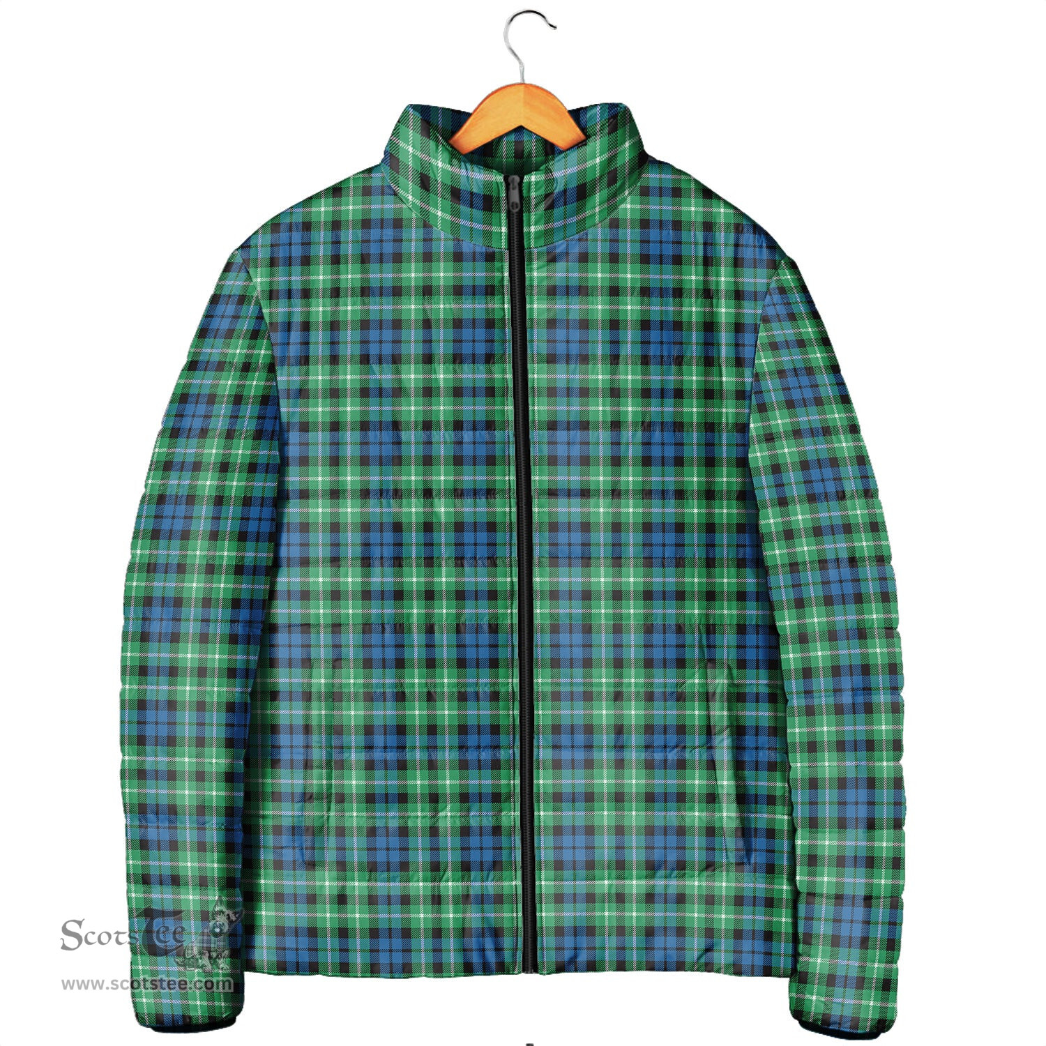 Scottish Graham of Montrose Ancient Clan Tartan Padded Jacket - Tartan Plaid Jacket Scotstee Shop - Tartan Plaid - scotstee.com