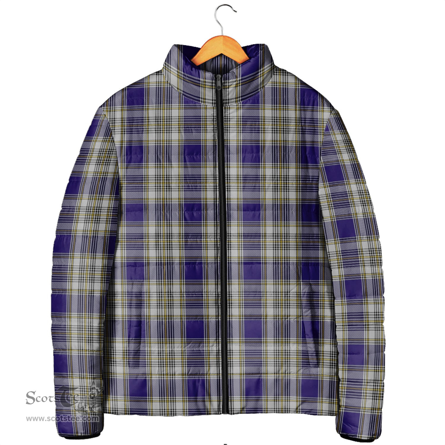 Scottish Livingston Dress Clan Tartan Padded Jacket - Tartan Plaid Jacket Scotstee Shop - Tartan Plaid - scotstee.com