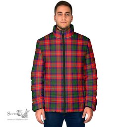 Scottish Hopkirk Clan Tartan Padded Jacket - Tartan Plaid Jacket Scotstee Shop - Tartan Plaid - scotstee.com