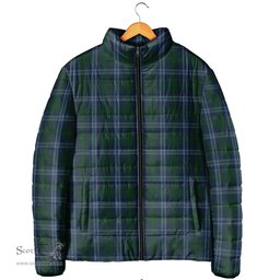 Scottish Jones of Wales Clan Tartan Padded Jacket - Tartan Plaid Jacket Scotstee Shop - Tartan Plaid - scotstee.com