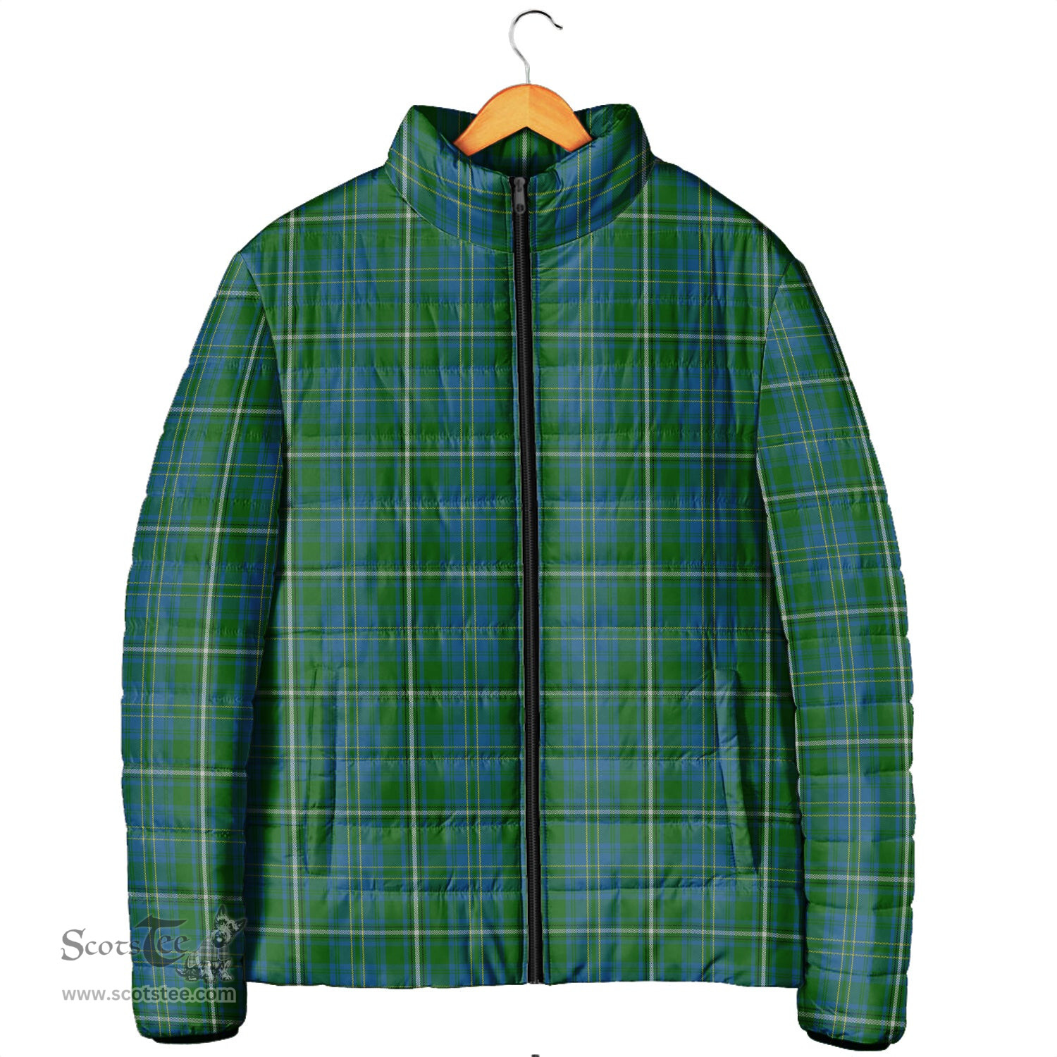 Scottish Hay Hunting Clan Tartan Padded Jacket - Tartan Plaid Jacket Scotstee Shop - Tartan Plaid - scotstee.com