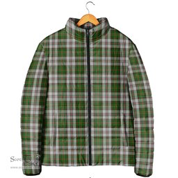 Scottish Hay White Dress Clan Tartan Padded Jacket - Tartan Plaid Jacket Scotstee Shop - Tartan Plaid - scotstee.com