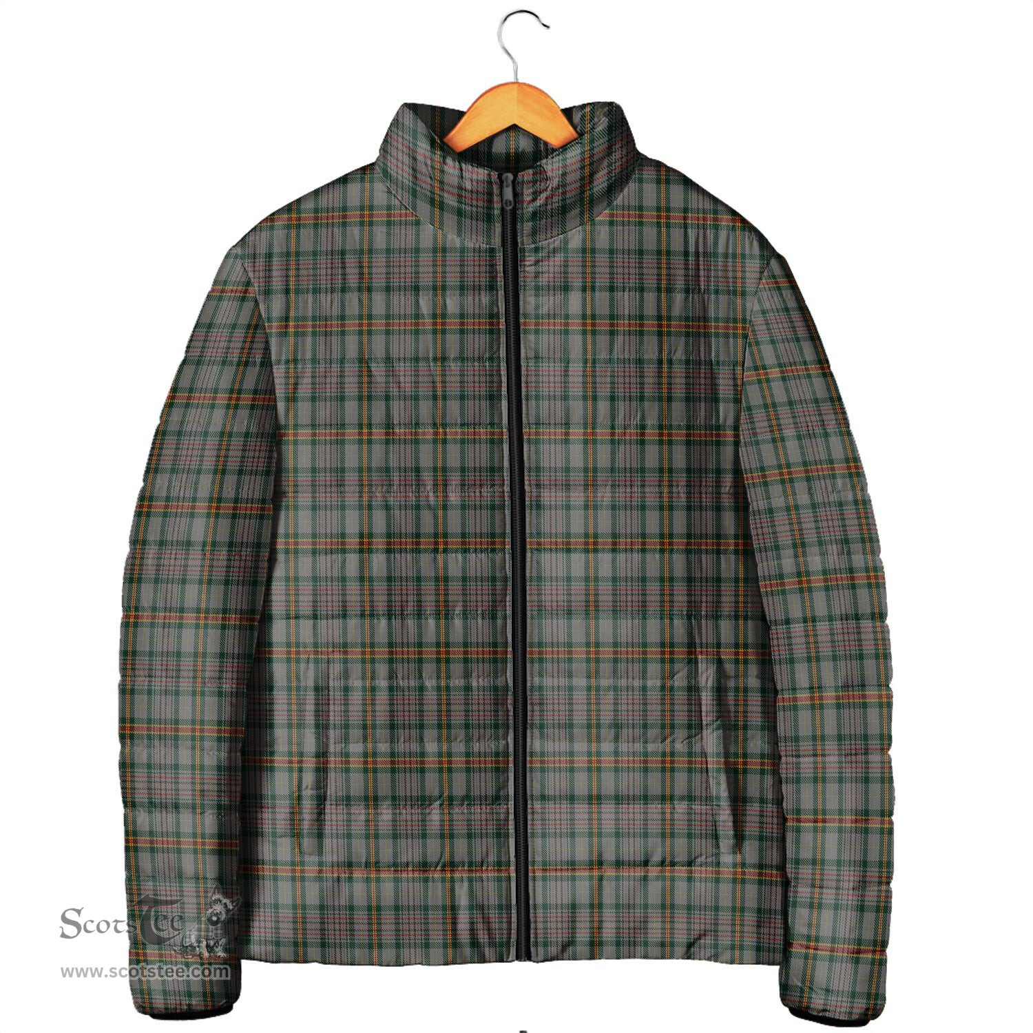 Scottish Howell of Wales Clan Tartan Padded Jacket - Tartan Plaid Jacket Scotstee Shop - Tartan Plaid - scotstee.com