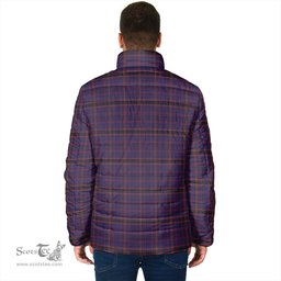Scottish James of Wales Clan Tartan Padded Jacket - Tartan Plaid Jacket Scotstee Shop - Tartan Plaid - scotstee.com