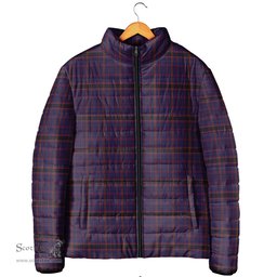 Scottish James of Wales Clan Tartan Padded Jacket - Tartan Plaid Jacket Scotstee Shop - Tartan Plaid - scotstee.com