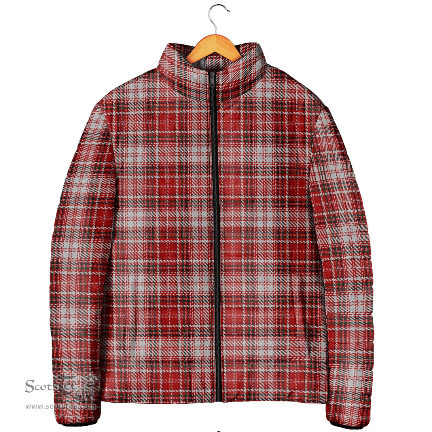 Scottish MacDougall Dress Clan Tartan Padded Jacket - Tartan Plaid Jacket Scotstee Shop - Tartan Plaid - scotstee.com