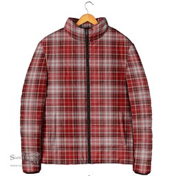 Scottish MacDougall Dress Clan Tartan Padded Jacket - Tartan Plaid Jacket Scotstee Shop - Tartan Plaid - scotstee.com
