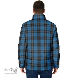 Scottish Ramsay Blue Hunting Clan Tartan Padded Jacket - Tartan Plaid Jacket Scotstee Shop - Tartan Plaid - scotstee.com
