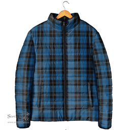 Scottish Ramsay Blue Hunting Clan Tartan Padded Jacket - Tartan Plaid Jacket Scotstee Shop - Tartan Plaid - scotstee.com