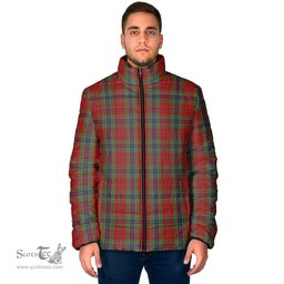 Scottish MacLean of Duart Clan Tartan Padded Jacket - Tartan Plaid Jacket Scotstee Shop - Tartan Plaid - scotstee.com