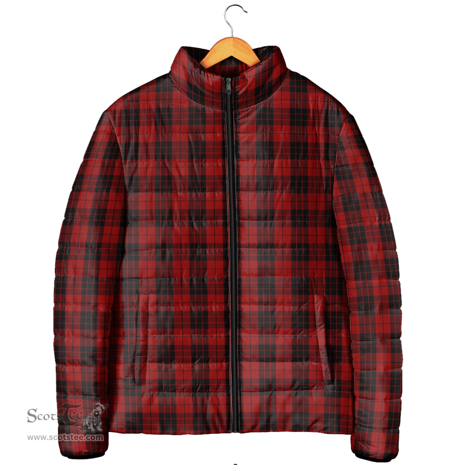 Scottish MacLeod of Raasay Highland Clan Tartan Padded Jacket - Tartan Plaid Jacket Scotstee Shop - Tartan Plaid - scotstee.com