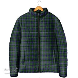 Scottish Robertson Hunting Clan Tartan Padded Jacket - Tartan Plaid Jacket Scotstee Shop - Tartan Plaid - scotstee.com