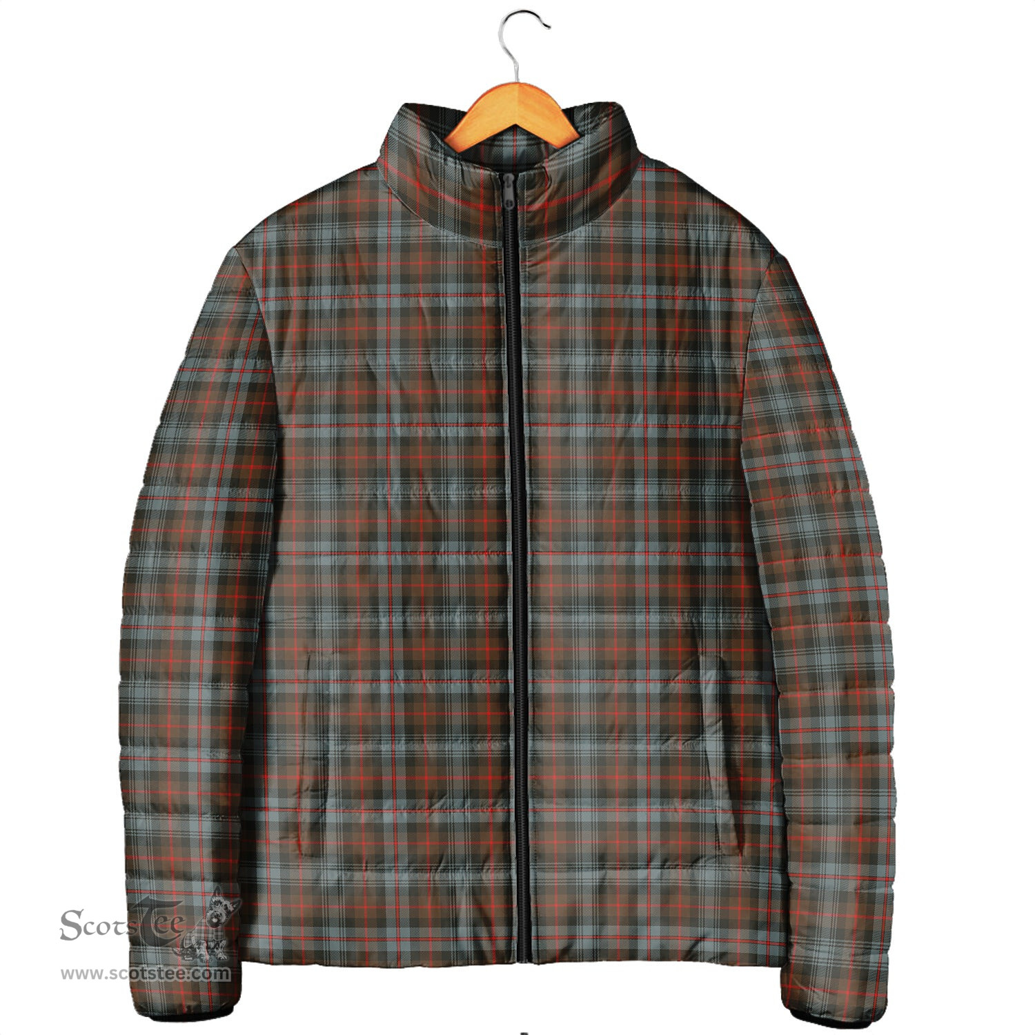 Scottish Murray of Atholl Weathered Clan Tartan Padded Jacket - Tartan Plaid Jacket Scotstee Shop - Tartan Plaid - scotstee.com
