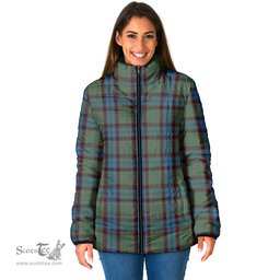 Scottish MacNicol Hunting Clan Tartan Padded Jacket - Tartan Plaid Jacket Scotstee Shop - Tartan Plaid - scotstee.com