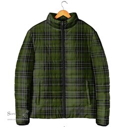 Scottish MacLean Hunting Clan Tartan Padded Jacket - Tartan Plaid Jacket Scotstee Shop - Tartan Plaid - scotstee.com