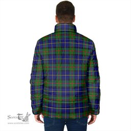Scottish MacLeod of Harris Modern Clan Tartan Padded Jacket - Tartan Plaid Jacket Scotstee Shop - Tartan Plaid - scotstee.com