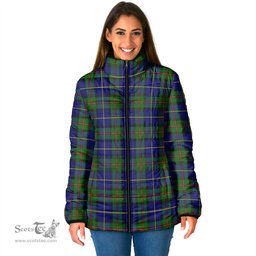 Scottish MacLeod of Harris Modern Clan Tartan Padded Jacket - Tartan Plaid Jacket Scotstee Shop - Tartan Plaid - scotstee.com
