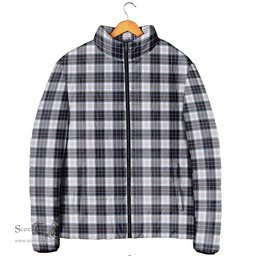 Scottish MacRae Dress Modern Clan Tartan Padded Jacket - Tartan Plaid Jacket Scotstee Shop - Tartan Plaid - scotstee.com