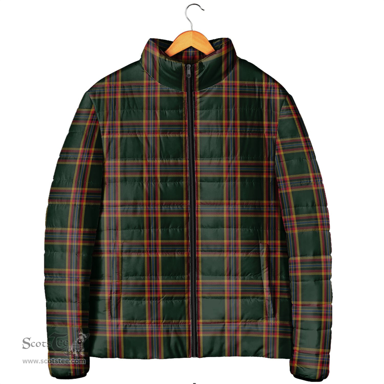 Scottish Moran Family Ubique Clan Tartan Padded Jacket - Tartan Plaid Jacket Scotstee Shop - Tartan Plaid - scotstee.com