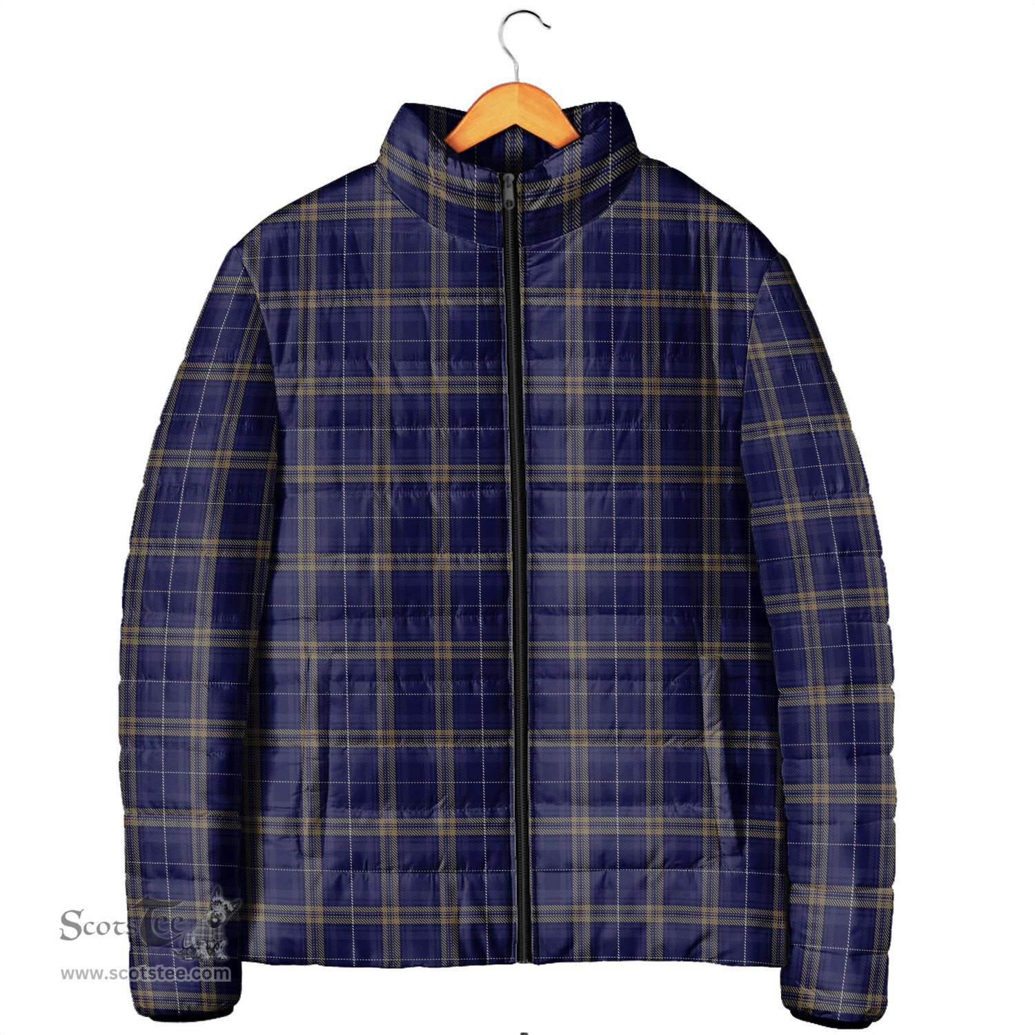 Scottish Rhys of Wales Clan Tartan Padded Jacket - Tartan Plaid Jacket Scotstee Shop - Tartan Plaid - scotstee.com