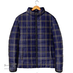 Scottish Rhys of Wales Clan Tartan Padded Jacket - Tartan Plaid Jacket Scotstee Shop - Tartan Plaid - scotstee.com
