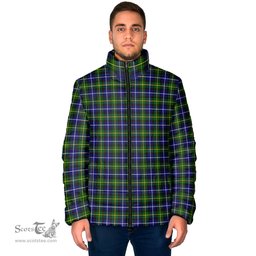 Scottish MacNeil of Barra Modern Clan Tartan Padded Jacket - Tartan Plaid Jacket Scotstee Shop - Tartan Plaid - scotstee.com