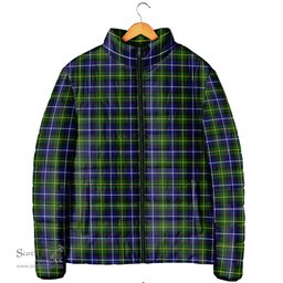 Scottish MacNeil of Barra Modern Clan Tartan Padded Jacket - Tartan Plaid Jacket Scotstee Shop - Tartan Plaid - scotstee.com