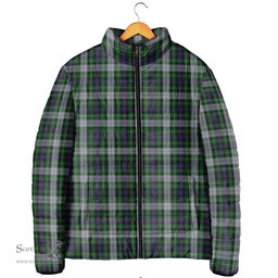 Scottish MacKenzie Dress Clan Tartan Padded Jacket - Tartan Plaid Jacket Scotstee Shop - Tartan Plaid - scotstee.com