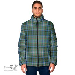 Scottish Ogilvie (Ogilvy) Hunting Ancient Clan Tartan Padded Jacket - Tartan Plaid Jacket Scotstee Shop - Tartan Plaid - scotstee.com