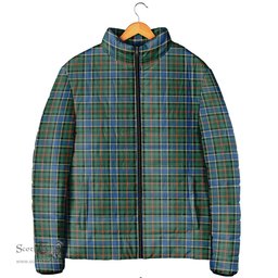 Scottish Ogilvie (Ogilvy) Hunting Ancient Clan Tartan Padded Jacket - Tartan Plaid Jacket Scotstee Shop - Tartan Plaid - scotstee.com