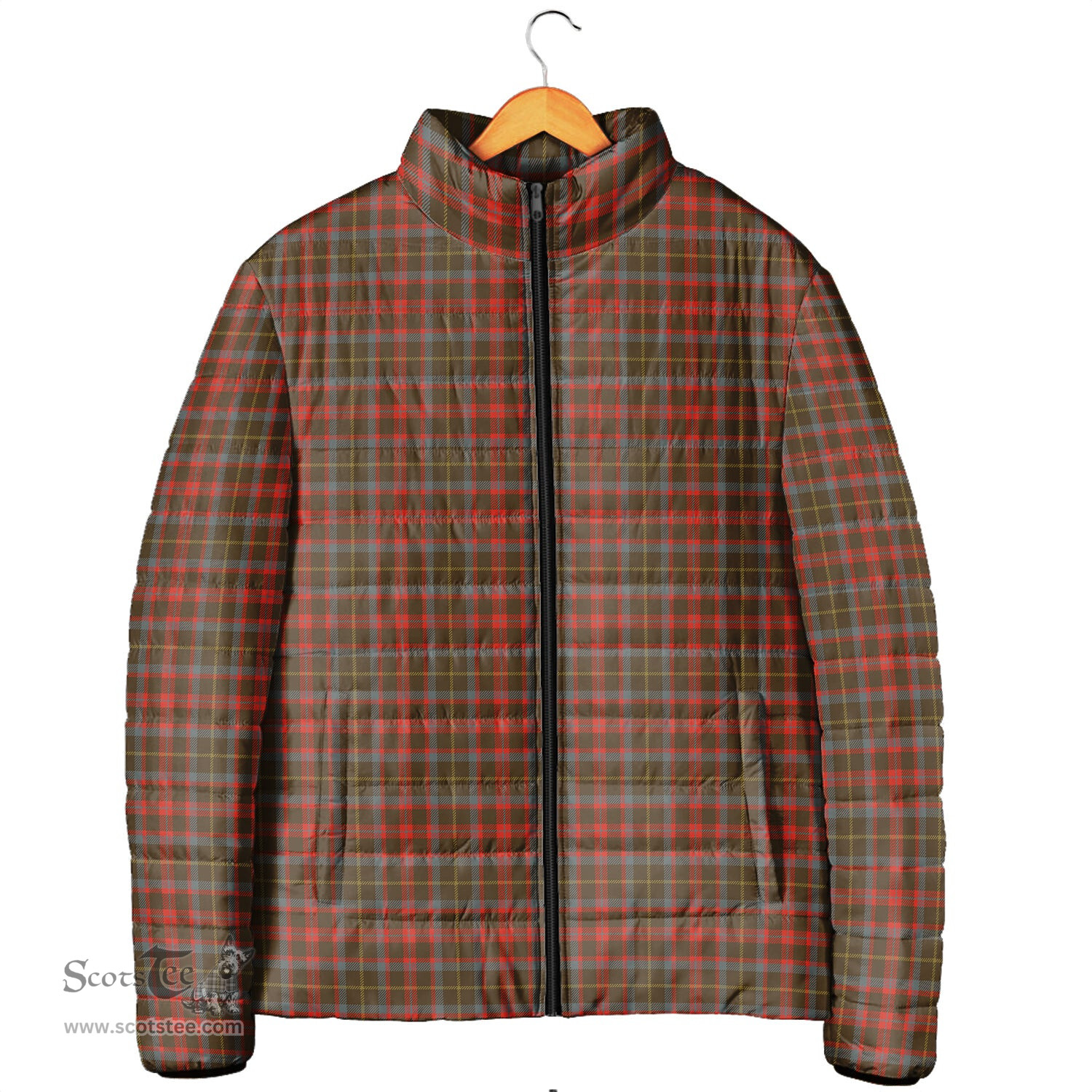 Scottish MacKintosh Hunting Weathered Clan Tartan Padded Jacket - Tartan Plaid Jacket Scotstee Shop - Tartan Plaid - scotstee.com