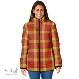 Scottish Maguire Modern Clan Tartan Padded Jacket - Tartan Plaid Jacket Scotstee Shop - Tartan Plaid - scotstee.com