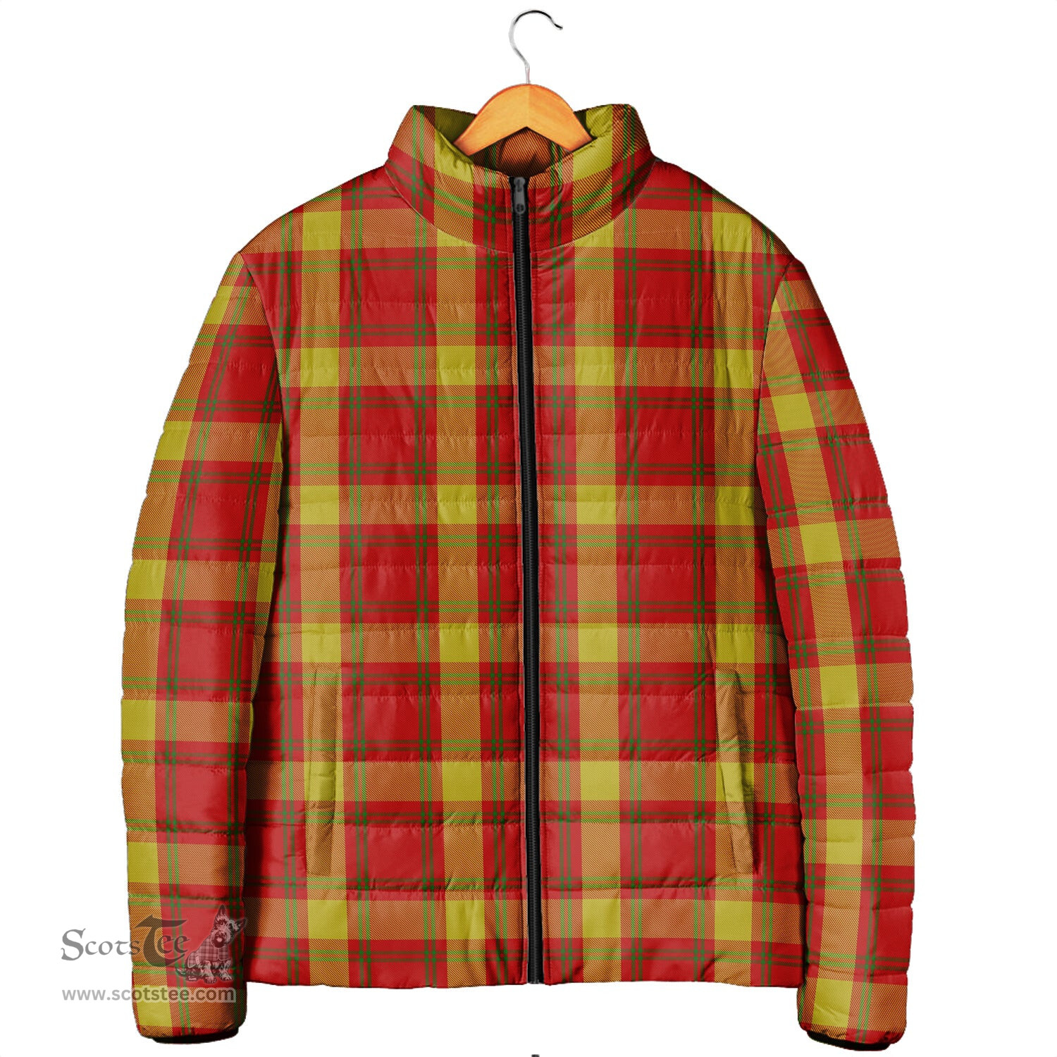 Scottish Maguire Modern Clan Tartan Padded Jacket - Tartan Plaid Jacket Scotstee Shop - Tartan Plaid - scotstee.com