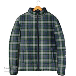 Scottish MacInnes Dress Clan Tartan Padded Jacket - Tartan Plaid Jacket Scotstee Shop - Tartan Plaid - scotstee.com