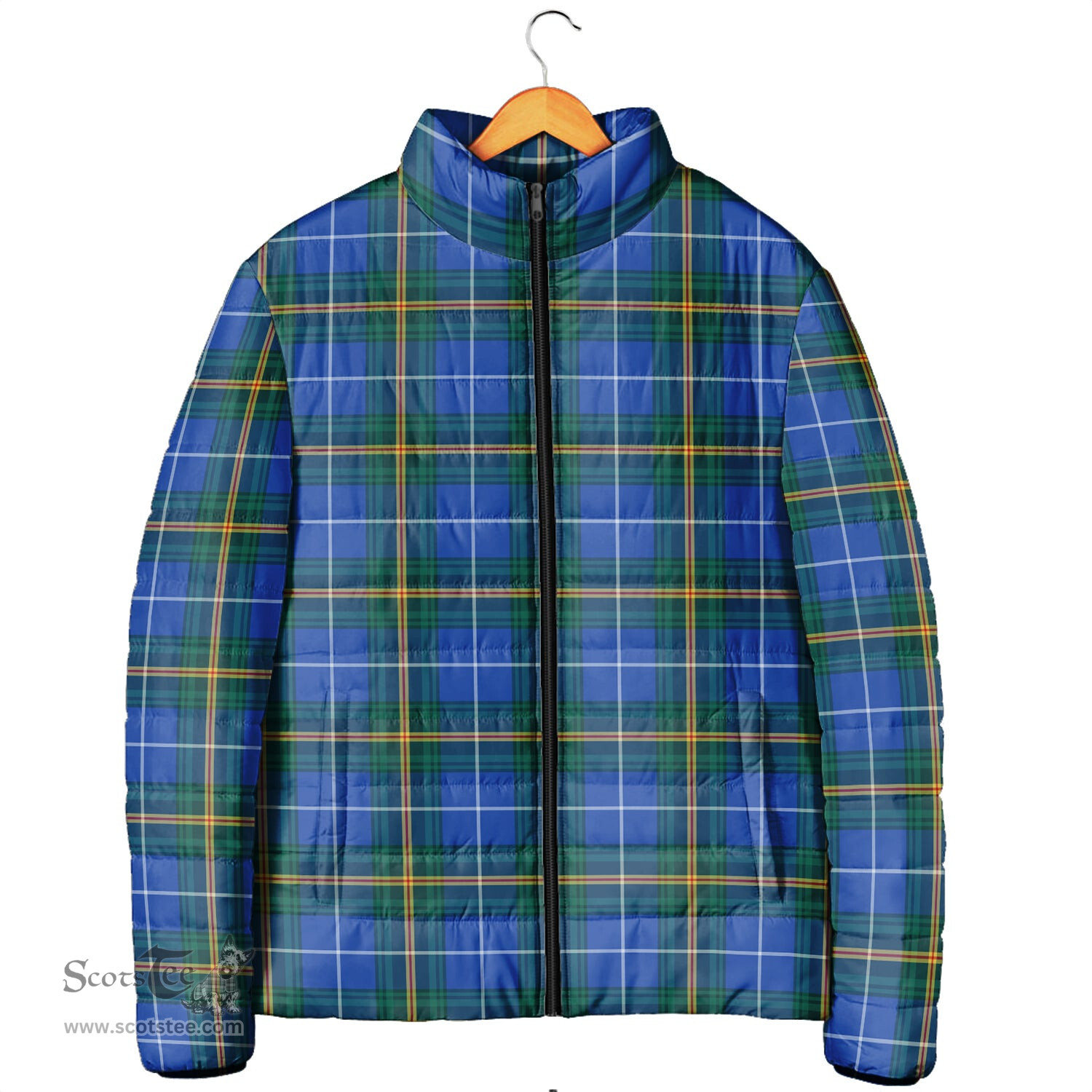 Scottish Nova Scotia Province Canada Clan Tartan Padded Jacket - Tartan Plaid Jacket Scotstee Shop - Tartan Plaid - scotstee.com