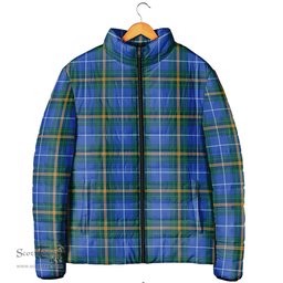 Scottish Nova Scotia Province Canada Clan Tartan Padded Jacket - Tartan Plaid Jacket Scotstee Shop - Tartan Plaid - scotstee.com