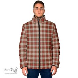 Scottish McBrayer Dress Clan Tartan Padded Jacket - Tartan Plaid Jacket Scotstee Shop - Tartan Plaid - scotstee.com